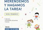 TALLER “MERENDEMOS Y HAGAMOS LA TAREA” 