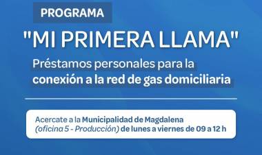SE LANZÓ EL PROGRAMA "MI PRIMERA LLAMA"