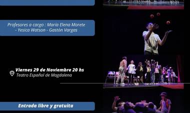 CIERRE DE LOS TALLERES MUNICIPALES DE MALABARES Y DE TEATRO MAGDALENA/BAVIO