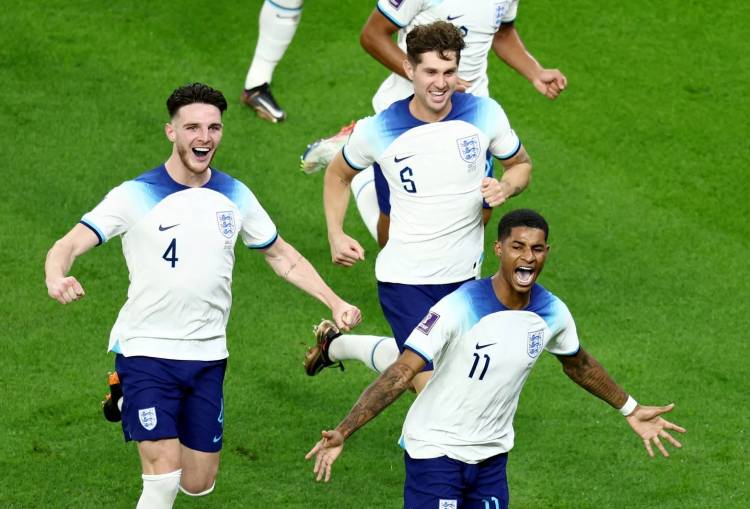Inglaterra goleó a Gales y avanzó a octavos de final del Mundial 