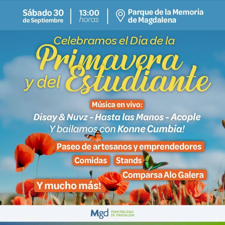 CELEBRAMOS LA PRIMAVERA Y EL DÍA DEL ESTUDIANTE 