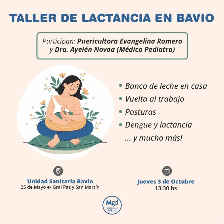 TALLER DE LACTANCIA EN BARTOLOME BAVIO
