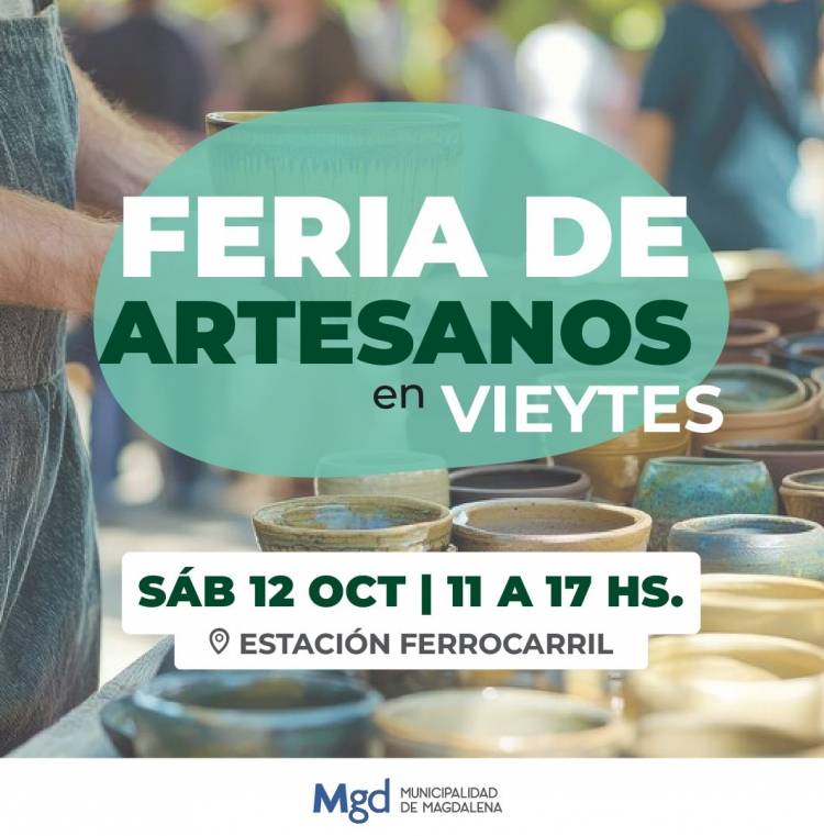 FERIA DE ARTESANOS EN VIEYTES!