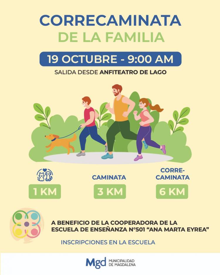 CORRECAMINATA DE LA ESCUELA N°501