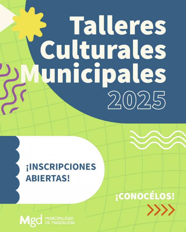  ¡Vuelven los Talleres Culturales Municipales! 