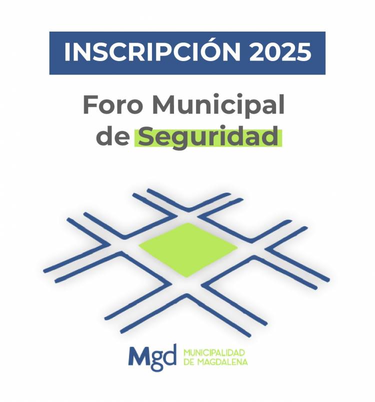 INSCRIPCIÓN AL FORO MUNICIPAL DE SEGURIDAD