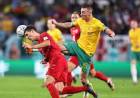 Australia venció a Dinamarca y clasificó a octavos de final del Mundial