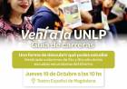 “VENÍ A LA UNLP” EN MAGDALENA