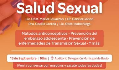 CHARLA SOBRE SALUD SEXUAL EN BAVIO