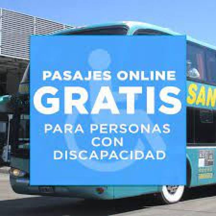 DISCAPACIDAD, "PASAJES" COMO SOLICITARLOS EN LA CRNT