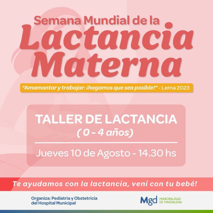 TALLER DE LACTANCIA EN LA SEMANA MUNDIAL DE LA LACTANCIA MATERNA