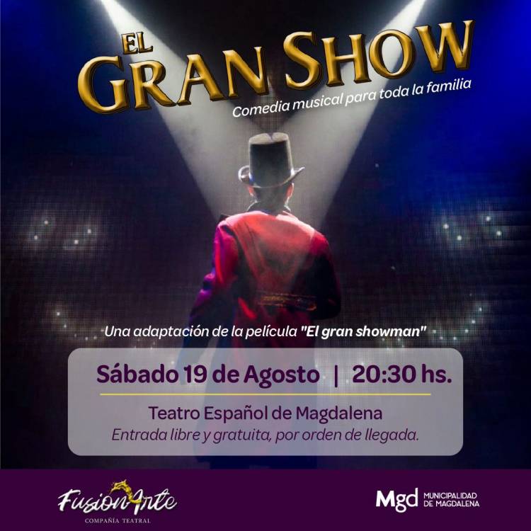 COMEDIA MUSICAL PARA TODA LA FAMILIA 