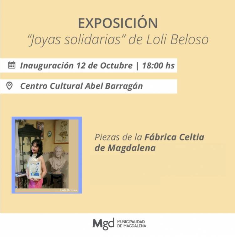  Inauguración de la muestra "Joya Solidarias" de Loli Beloso 
